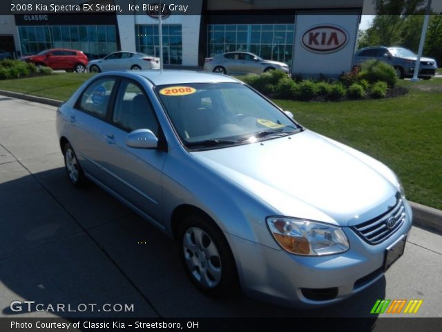 2008 Kia Spectra EX Sedan in Ice Blue