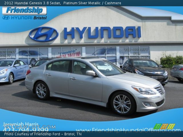2012 Hyundai Genesis 3.8 Sedan in Platinum Silver Metallic
