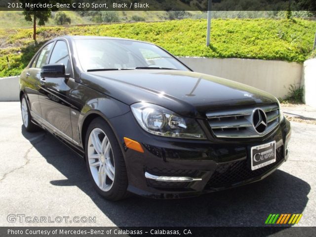 2012 Mercedes-Benz C 250 Sport in Black