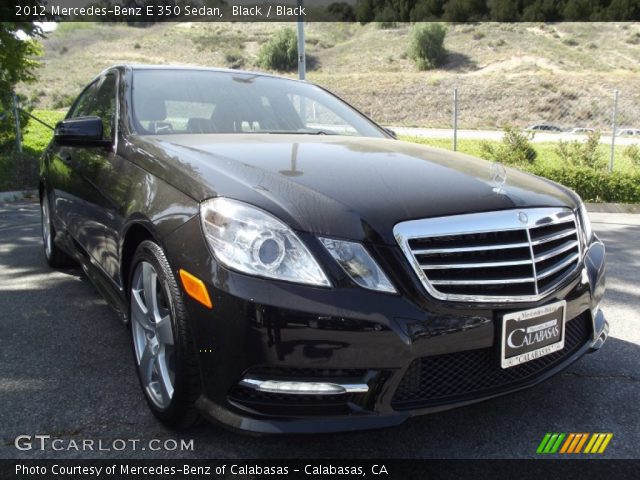 2012 Mercedes-Benz E 350 Sedan in Black