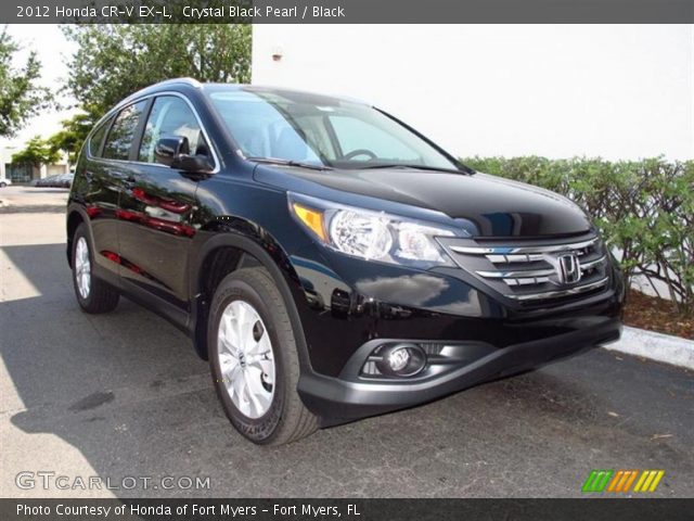 2012 Honda CR-V EX-L in Crystal Black Pearl