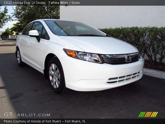 2012 Honda Civic LX Sedan in Taffeta White