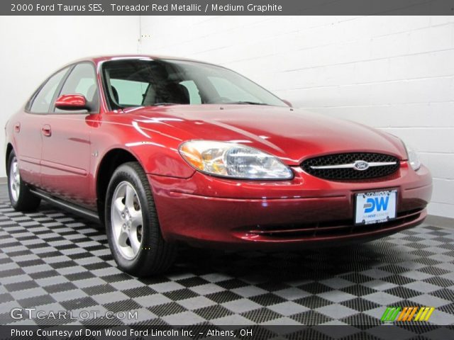 2000 Ford Taurus SES in Toreador Red Metallic