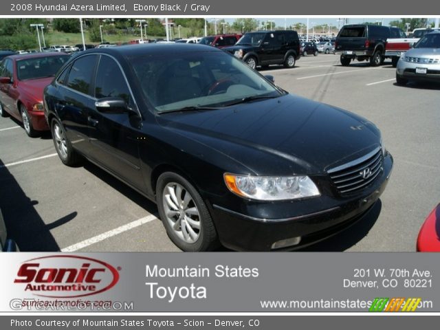 2008 Hyundai Azera Limited in Ebony Black