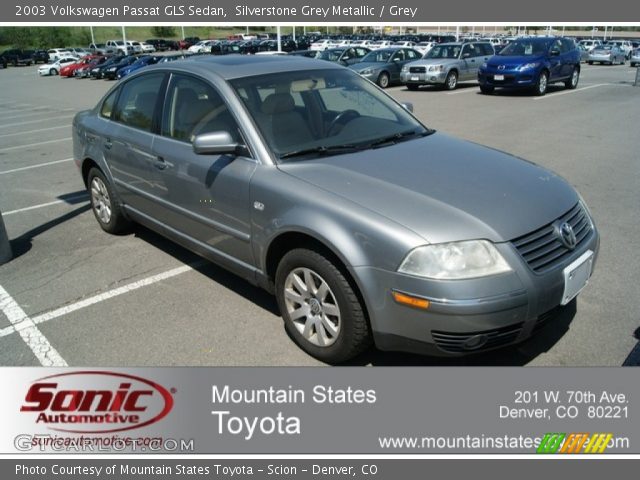 2003 Volkswagen Passat GLS Sedan in Silverstone Grey Metallic