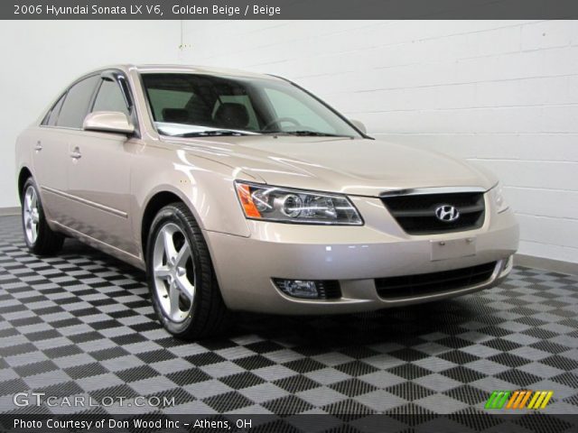2006 Hyundai Sonata LX V6 in Golden Beige