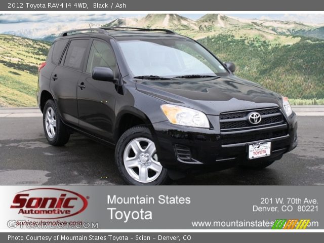 2012 Toyota RAV4 I4 4WD in Black
