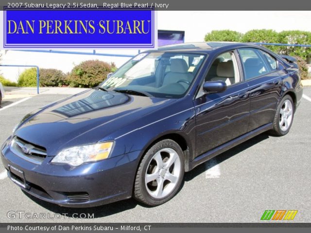 2007 Subaru Legacy 2.5i Sedan in Regal Blue Pearl