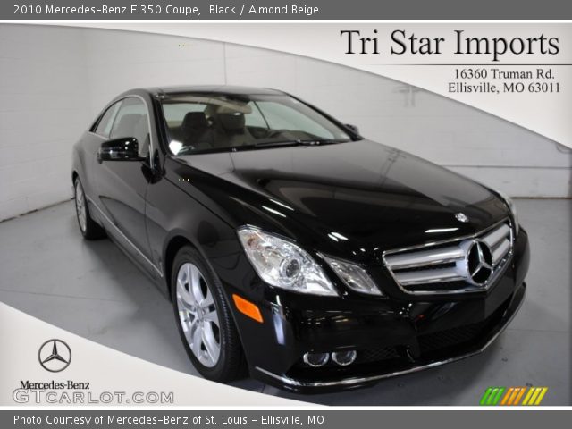 2010 Mercedes-Benz E 350 Coupe in Black