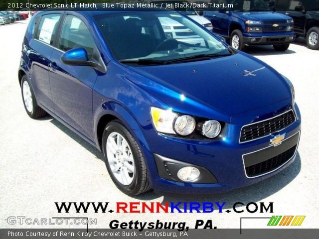 2012 Chevrolet Sonic LT Hatch in Blue Topaz Metallic