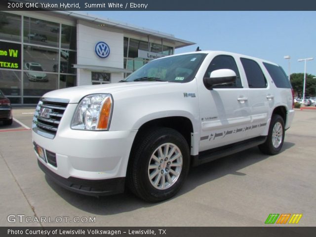 2008 GMC Yukon Hybrid in Summit White