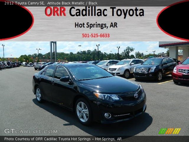 2012 Toyota Camry SE in Attitude Black Metallic