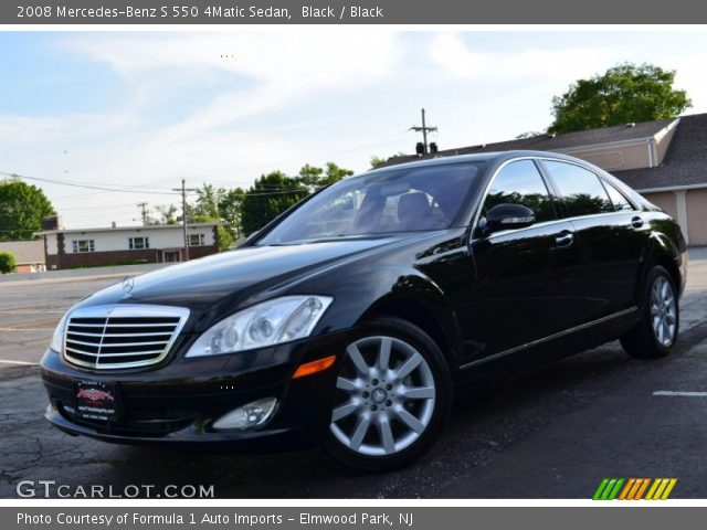 2008 Mercedes-Benz S 550 4Matic Sedan in Black