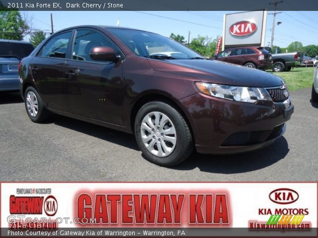 2011 Kia Forte EX in Dark Cherry