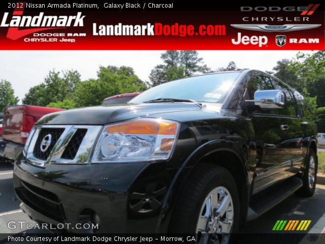 2012 Nissan Armada Platinum in Galaxy Black