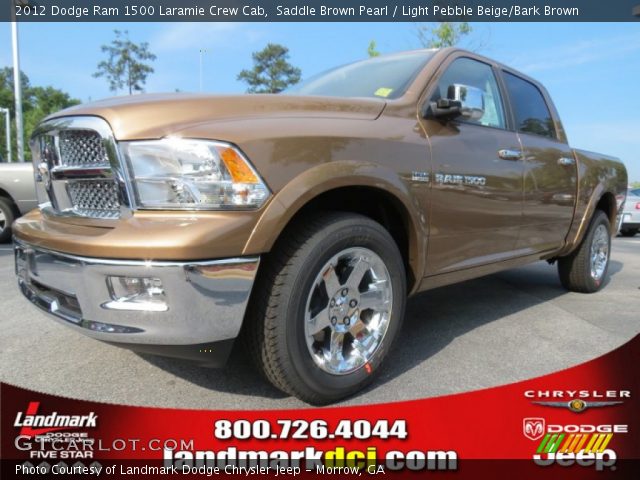 2012 Dodge Ram 1500 Laramie Crew Cab in Saddle Brown Pearl