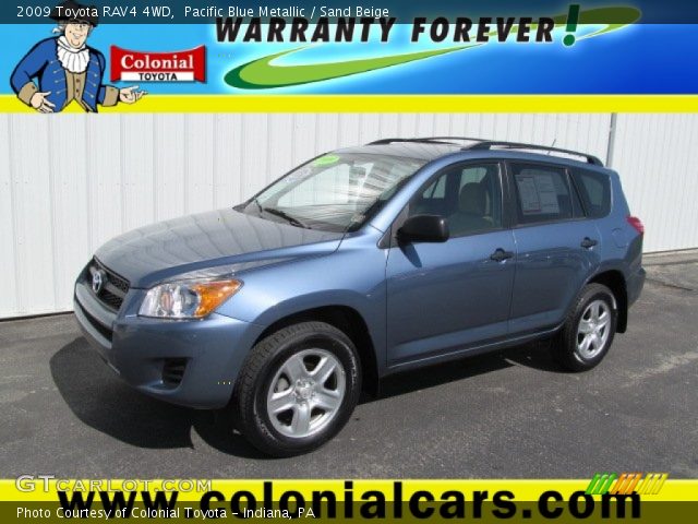 2009 Toyota RAV4 4WD in Pacific Blue Metallic