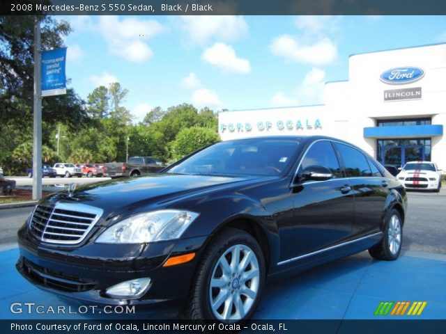 2008 Mercedes-Benz S 550 Sedan in Black