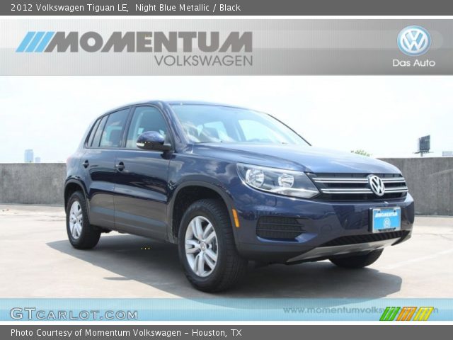2012 Volkswagen Tiguan LE in Night Blue Metallic