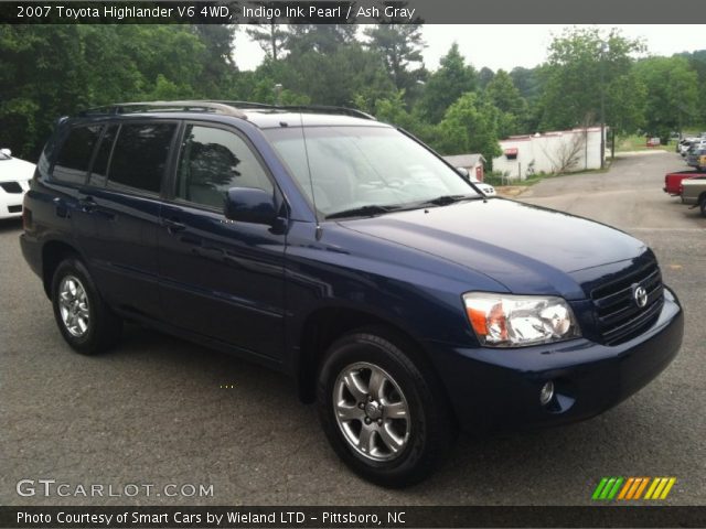 2007 Toyota Highlander V6 4WD in Indigo Ink Pearl