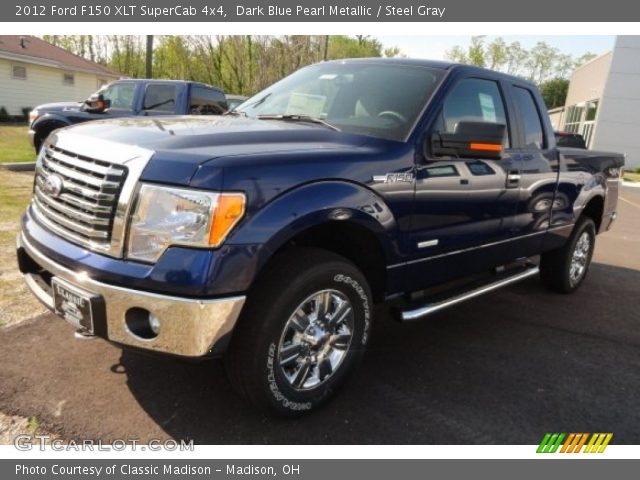 2012 Ford F150 XLT SuperCab 4x4 in Dark Blue Pearl Metallic