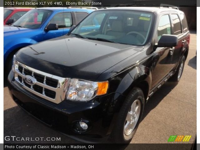 2012 Ford Escape XLT V6 4WD in Ebony Black