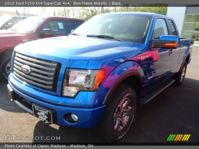 2012 Ford F150 FX4 SuperCab 4x4 in Blue Flame Metallic