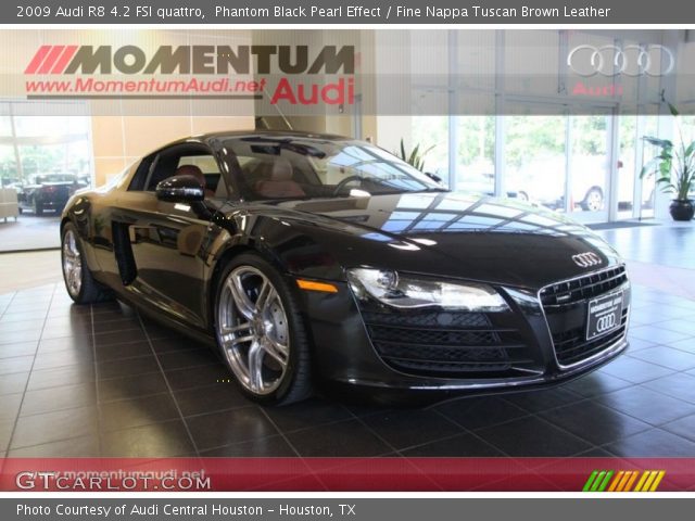 2009 Audi R8 4.2 FSI quattro in Phantom Black Pearl Effect
