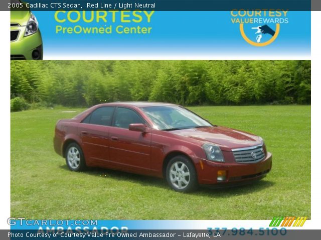2005 Cadillac CTS Sedan in Red Line