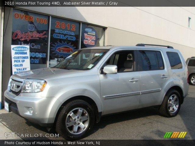 2010 Honda Pilot Touring 4WD in Alabaster Silver Metallic