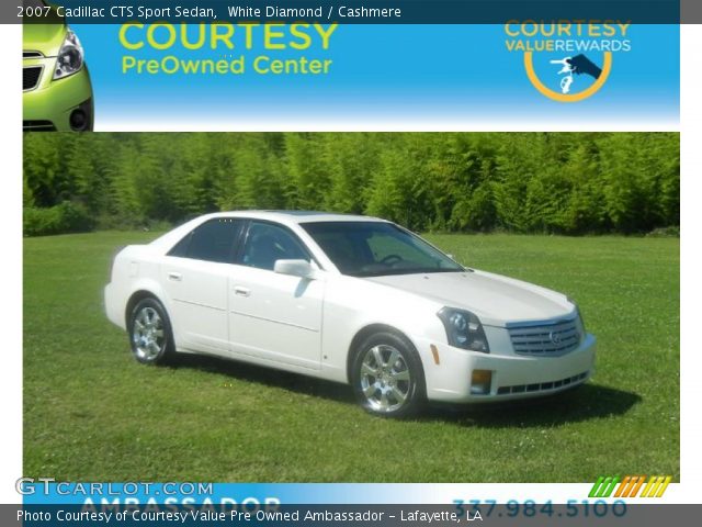 2007 Cadillac CTS Sport Sedan in White Diamond