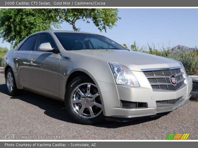 2008 Cadillac CTS Sedan in Gold Mist