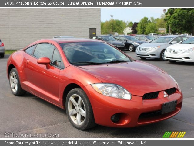 2006 Mitsubishi Eclipse GS Coupe in Sunset Orange Pearlescent