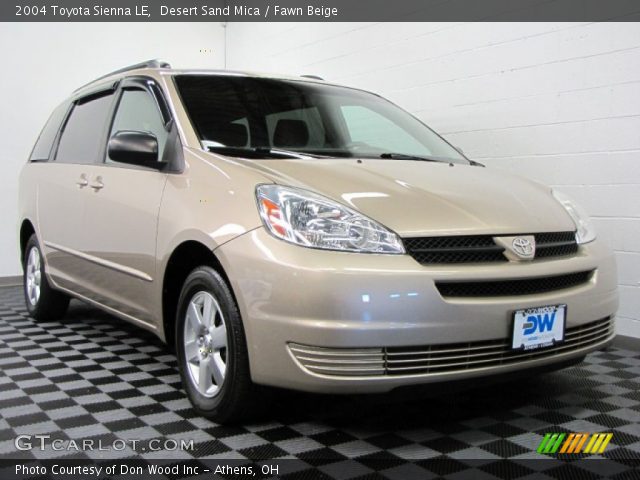 2004 Toyota Sienna LE in Desert Sand Mica