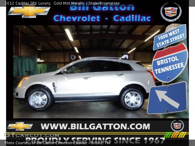 2012 Cadillac SRX Luxury in Gold Mist Metallic