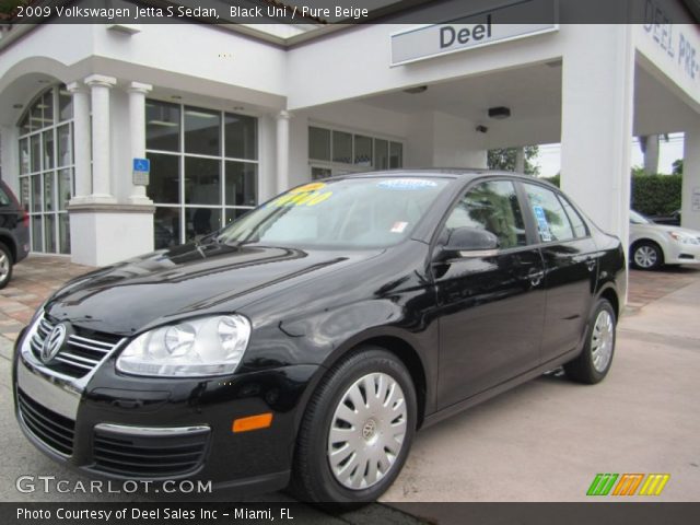 2009 Volkswagen Jetta S Sedan in Black Uni
