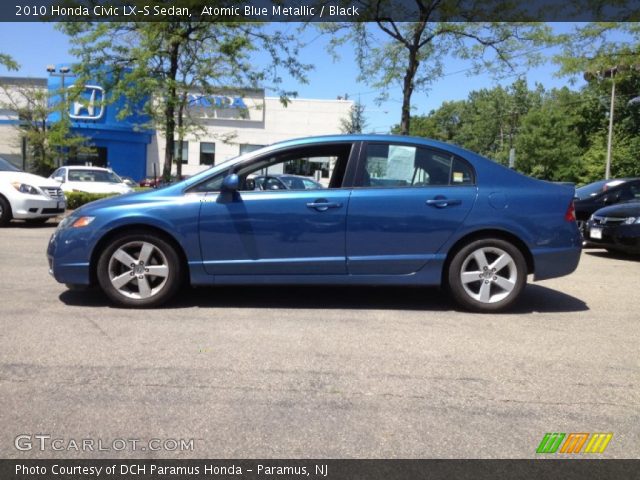 2010 Honda Civic LX-S Sedan in Atomic Blue Metallic