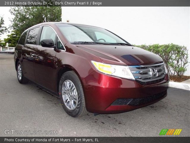 2012 Honda Odyssey EX-L in Dark Cherry Pearl II