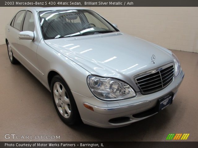 2003 Mercedes-Benz S 430 4Matic Sedan in Brilliant Silver Metallic