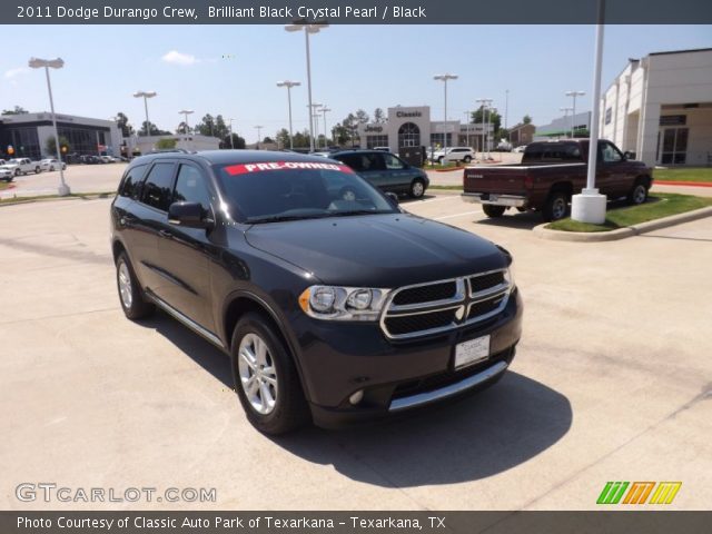 2011 Dodge Durango Crew in Brilliant Black Crystal Pearl