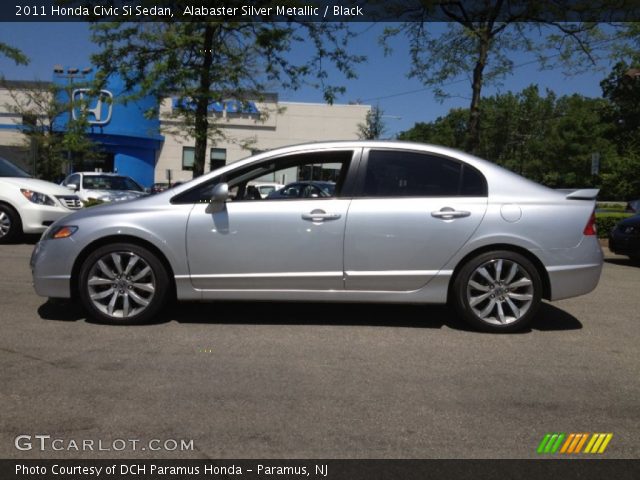 2011 Honda Civic Si Sedan in Alabaster Silver Metallic