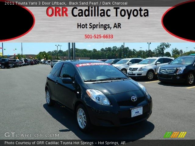 2011 Toyota Yaris 3 Door Liftback in Black Sand Pearl