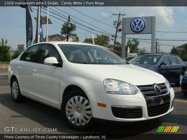 2009 Volkswagen Jetta S Sedan in Candy White