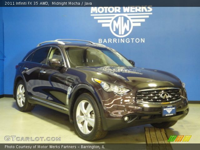 2011 Infiniti FX 35 AWD in Midnight Mocha