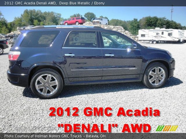 2012 GMC Acadia Denali AWD in Deep Blue Metallic