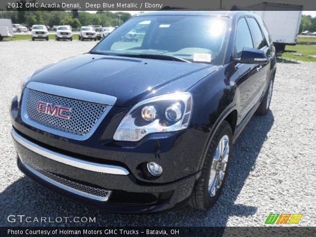 2012 GMC Acadia Denali in Deep Blue Metallic