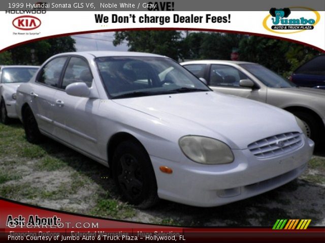 1999 Hyundai Sonata GLS V6 in Noble White