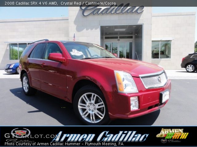 2008 Cadillac SRX 4 V6 AWD in Crystal Red