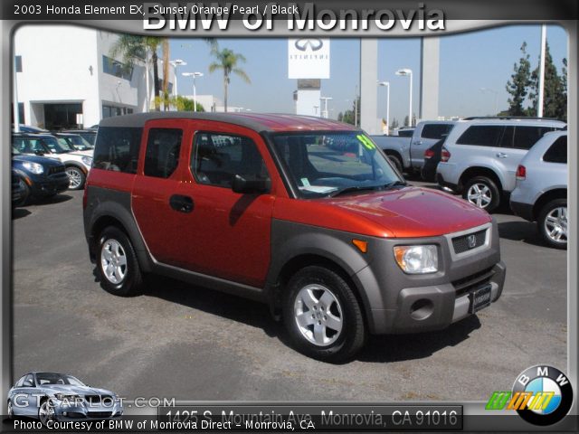 2003 Honda Element EX in Sunset Orange Pearl