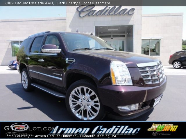 2009 Cadillac Escalade AWD in Black Cherry